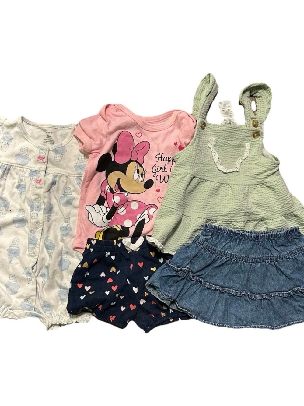 Toddler Girl Summer Clothing Shorts Tank Tops Romper Dress Size 18 Months